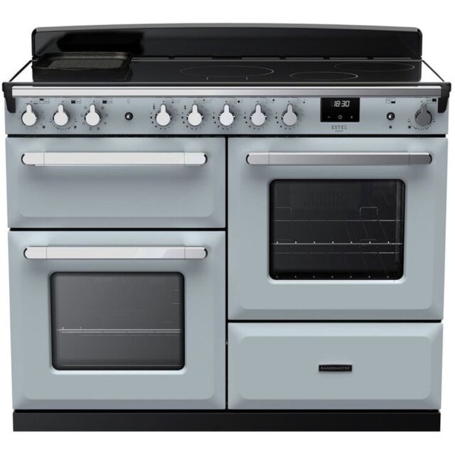 Rangemaster ESDLO110EIPMSB/CM1 15202 Estel Deluxe 110 Ind Misty Blue Chrome