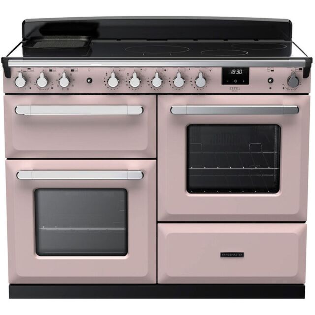 Rangemaster ESDLO110EIPPPK/CM1 15203 Estel Deluxe 110 Ind Pale Pink Chrome