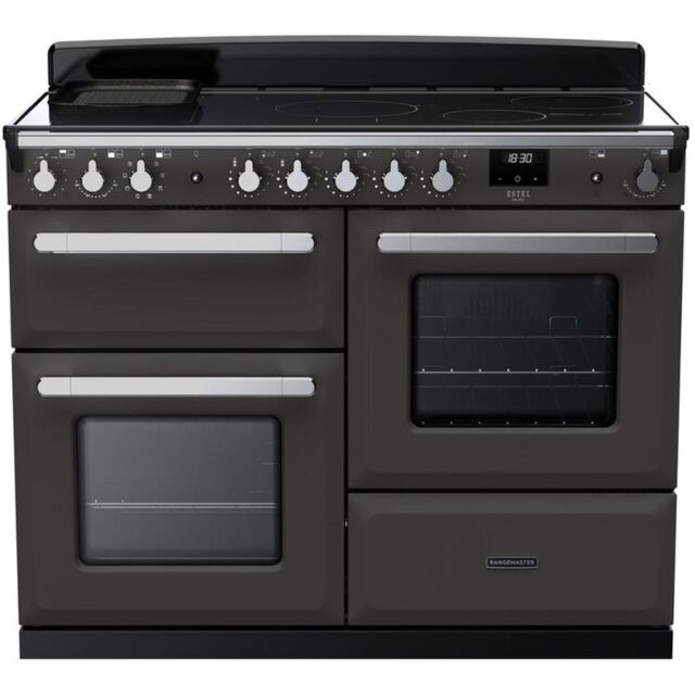 Rangemaster ESDLO110EIPSLT/CM1 15198 Estel Deluxe 110 Ind Slate Chrome