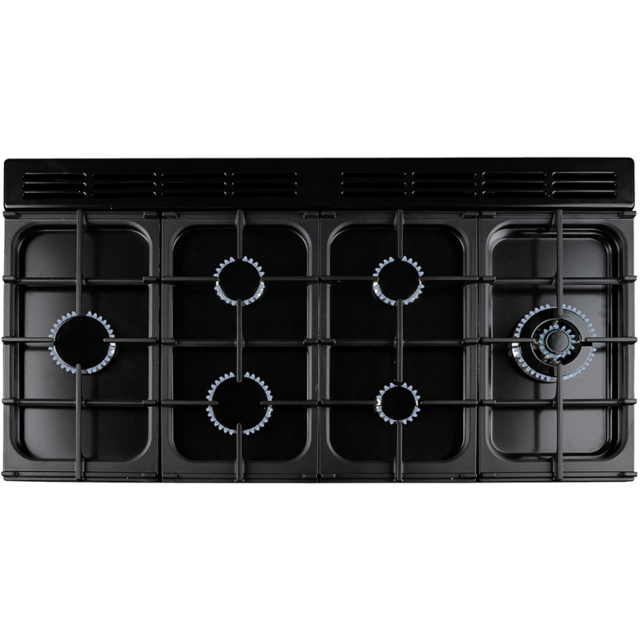 Rangemaster Kitchener 110 Dual Fuel Stainless Steel/Chrome KCH110DFFSS/C