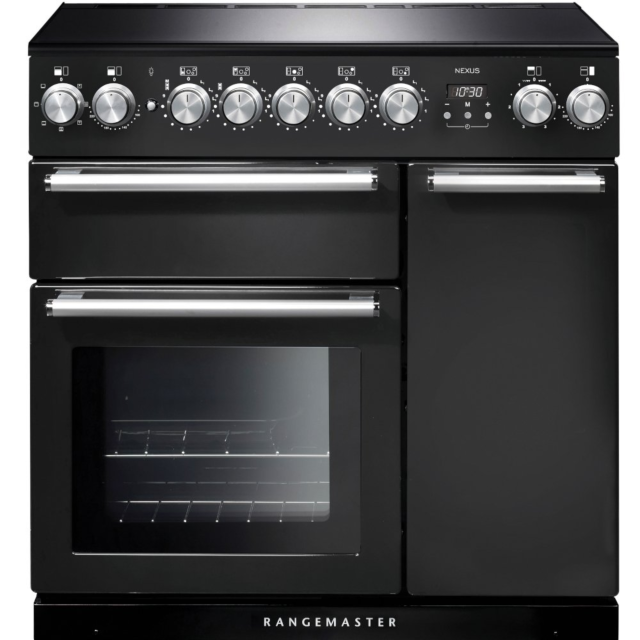 Rangemaster Nexus 90 Induction Charcoal Black/Chrome NEX90EICB/C