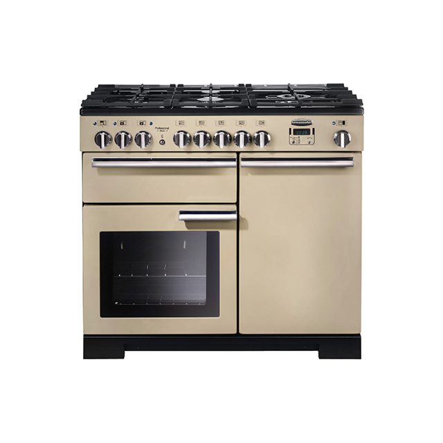 Rangemaster Professional Deluxe 100 Dual Fuel Cream/Chrome PDL100DFFCR/C