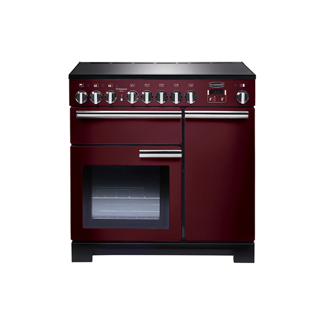 Rangemaster Professional Deluxe 90 Induction Cranberry/Chrome PDL90EICY/C