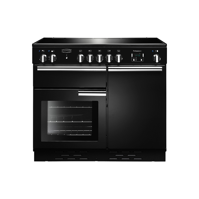 Rangemaster Professional Plus 100 Ceramic Black/Chrome PROP100ECBL/C