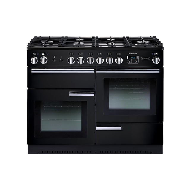 Rangemaster Professional Plus 110 Gas Black/Chrome PROP110NGFGB/C