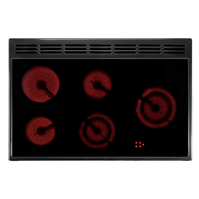 Rangemaster Professional Plus 90 Ceramic Black/Chrome PROP90ECGB/C