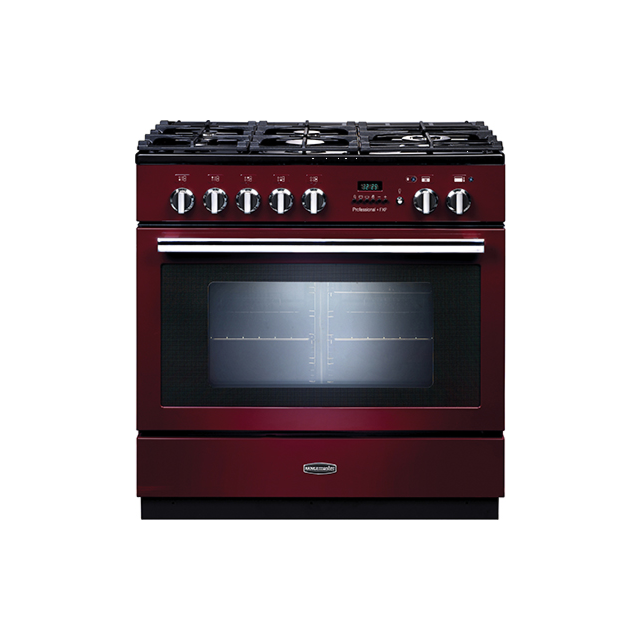 Rangemaster Professional Plus FX Dual Fuel Cranberry/Chrome PROP90FXDFFCY/C