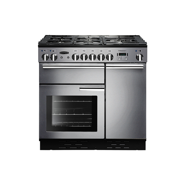 Rangemaster Professional Plus 90 Gas Stainless Steel/Chrome PROP90NGFSS/C