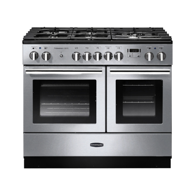 Rangemaster Professional Plus 100 FX Dual Fuel Stainless Steel/Chrome PROPL100FXDFFSS/C