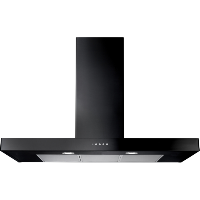 Rangemaster UHDF90BL/ 134740 90 Flat Hood Black