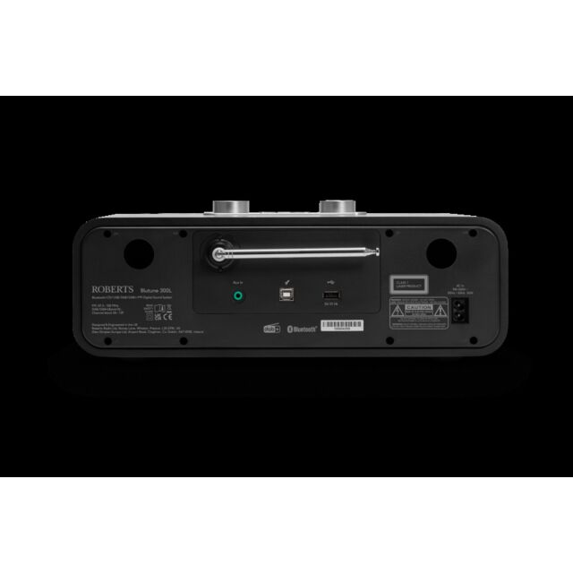 Roberts Radio BLUTUNE300LBK DAB+/FM Bluetooth Radio - Black