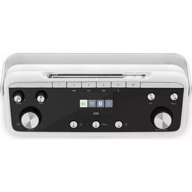 Roberts Radio BLUTUNE7W DAB+ Portable Stereo White