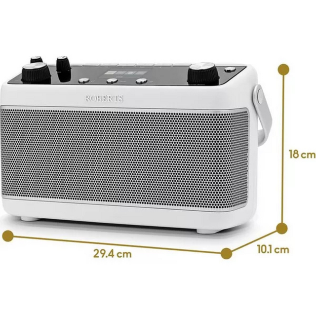 Roberts Radio BLUTUNE7W DAB+ Portable Stereo White