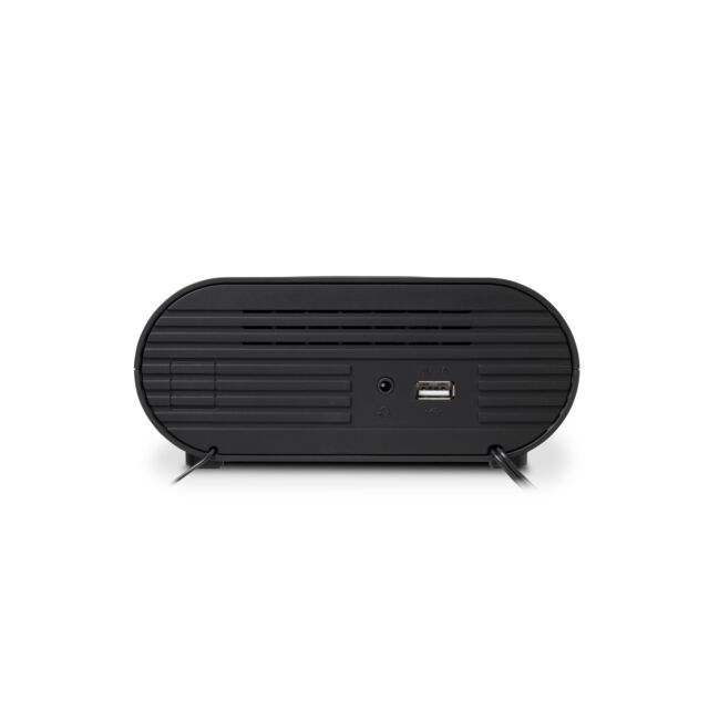 Roberts Radio ORTUSCHARGEBK Wireless Alarm Clock - Black