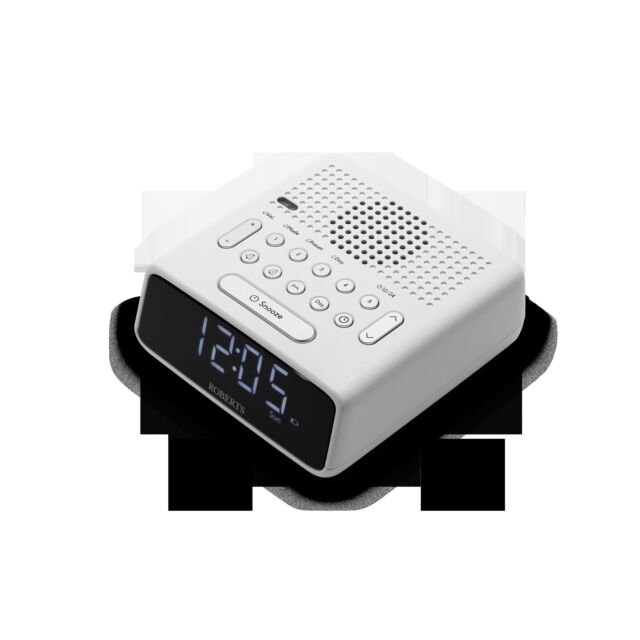 Roberts Radio ORTUSFMW Clock Radio - White