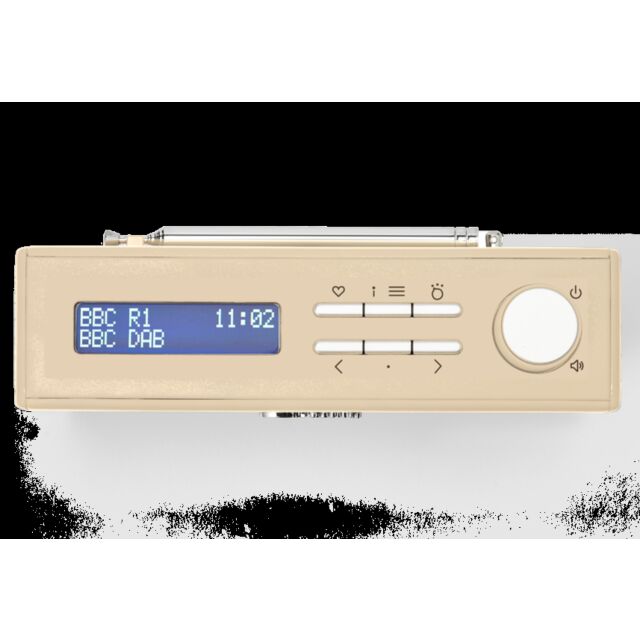 Roberts Radio Rambler Midi DAB/DAB+/FM RDS Radio with Bluetooth - Pastel Cream
