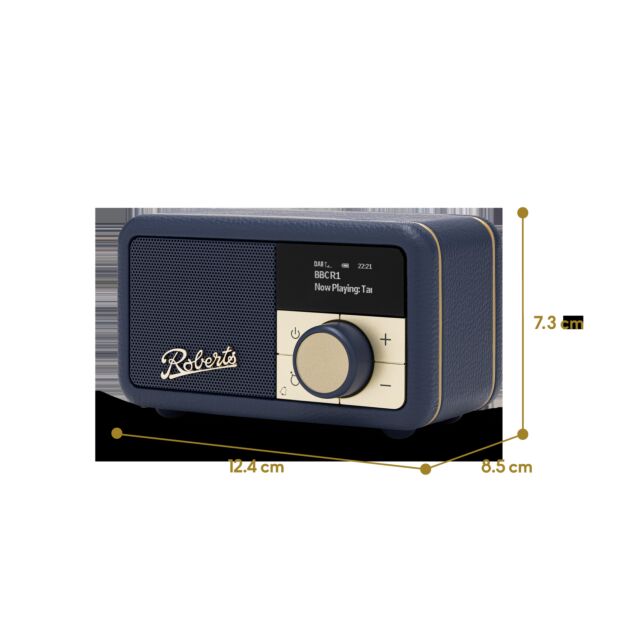 Roberts Radio REV-PETITE2MB DAB+/DAB/FM RDS Radio - Midnight Blue