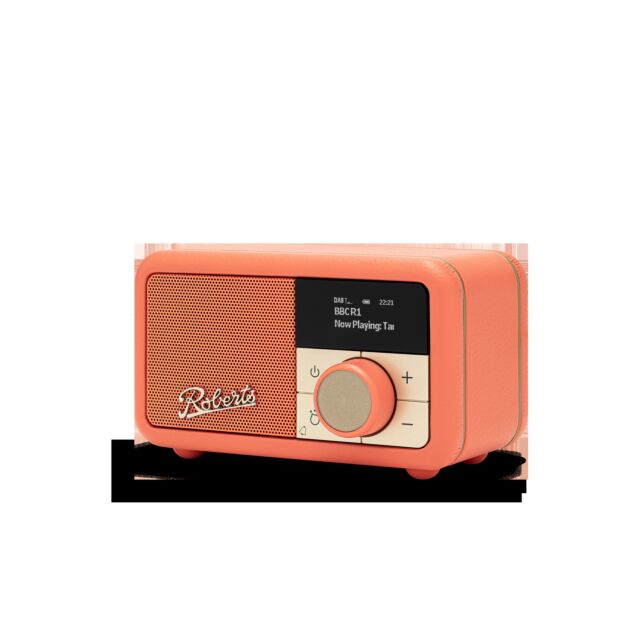Roberts Radio REV-PETITE2PO DAB+/DAB/FM RDS Radio - Pop Orange