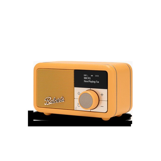 Roberts Radio REV-PETITE2SY DAB+/DAB/FM RDS Radio - Sunburst Yellow