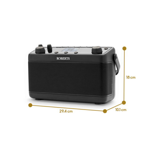 Roberts Radio STREAM219BK Internet DAB FM Bluetooth