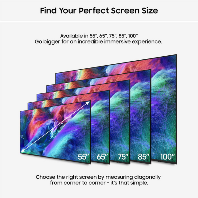 Samsung MRE75R85HAUXXU 75inch 4K Micro RGB AI Smart TV