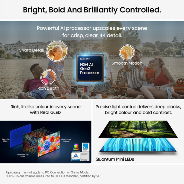 Samsung QE75QN80HAUXXU 75inch 4K Neo QLED Smart TV