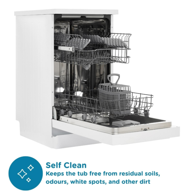 Sensis DWF0110SLEW Dishwasher - White - 10 Place Settings