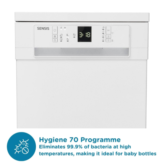 Sensis DWF0110SLEW Dishwasher - White - 10 Place Settings