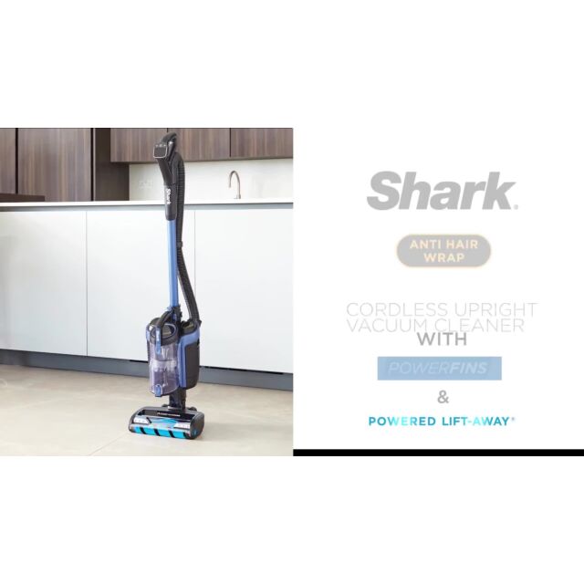 Shark ICZ300UKT Anti Hair Wrap Cordless Upright Vacuum Cleaner with PowerFins, Powered Lift-Away + T