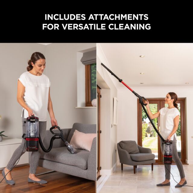 shark NV602UKT Lift-Away Upright Vacuum Cleaner - Pet Model - Red
