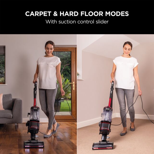 shark NV602UKT Lift-Away Upright Vacuum Cleaner - Pet Model - Red