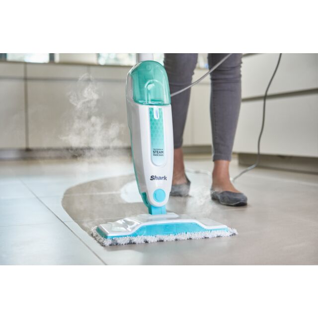 shark S1000UK Steam Mop - White/Mint Green