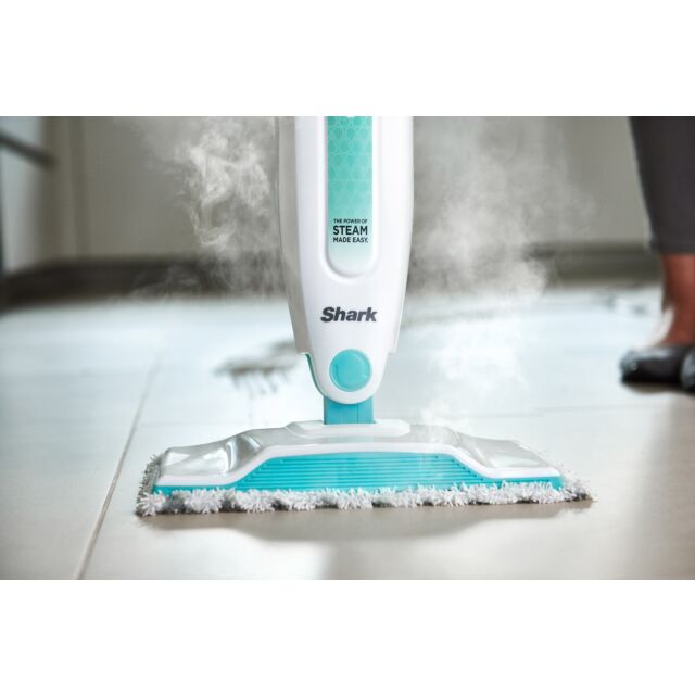 shark S1000UK Steam Mop - White/Mint Green
