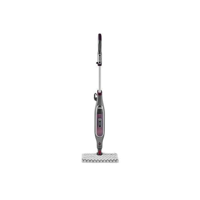 shark S6003UK Klik n'Flip Automatic Steam Pocket Mop - Shark Steel Grey/Bordeaux