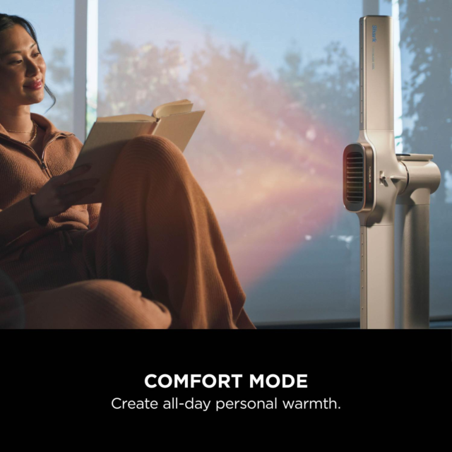 Shark TH200UKWH Fan & Heater White with LED Display