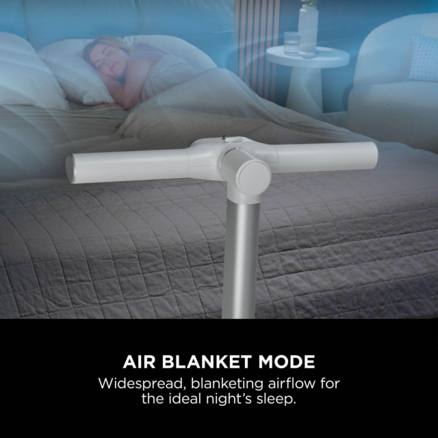 Shark TH200UKWH Fan & Heater White with LED Display