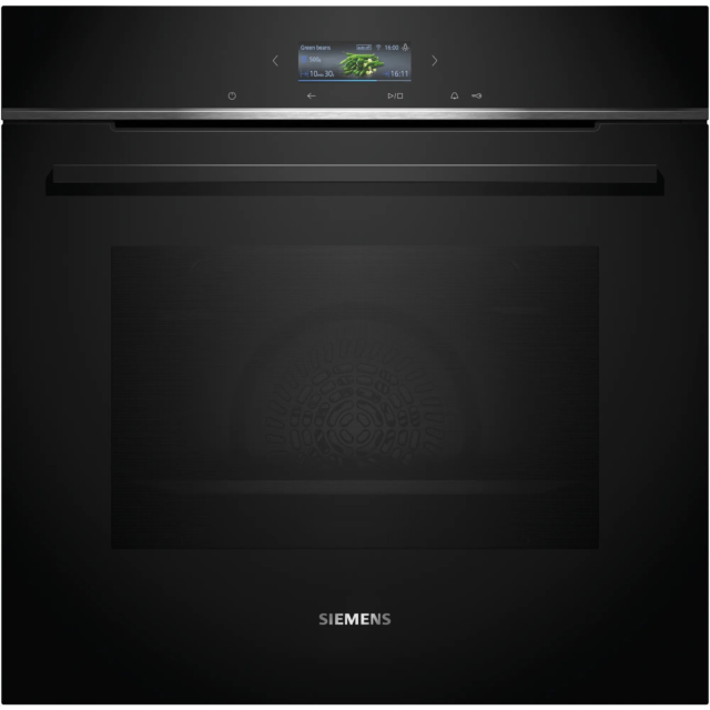 Siemens HB772G1B1B 59.4 cm Built In Single Electric Oven - Black