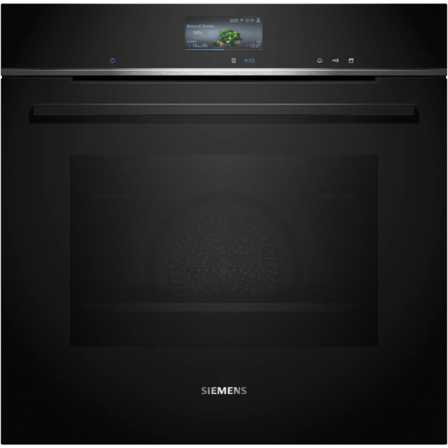 Siemens HR776G1B1B 59.4 cm Built In Electric Single Oven - Black