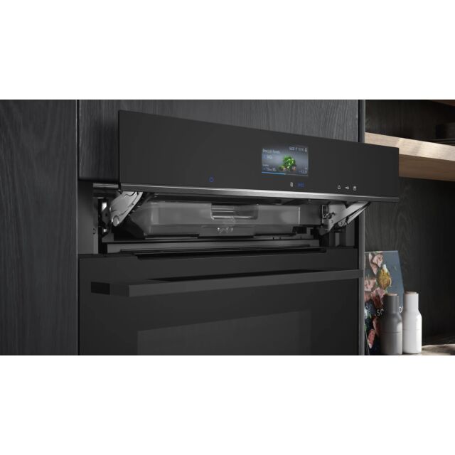 Siemens HR776G1B1B 59.4 cm Built In Electric Single Oven - Black