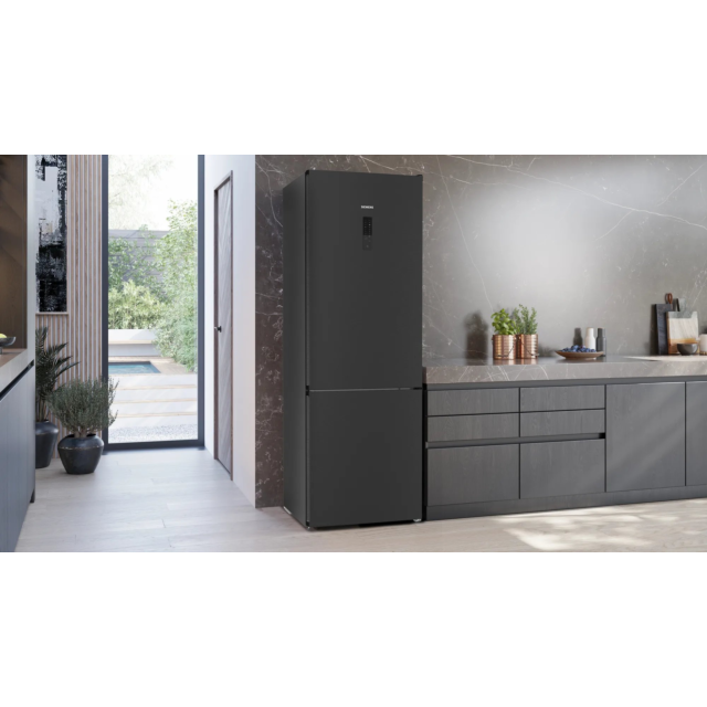Siemens KG49NXXDF 70cm 60/40 Frost Free Fridge Freezer - Black Stainless Steel