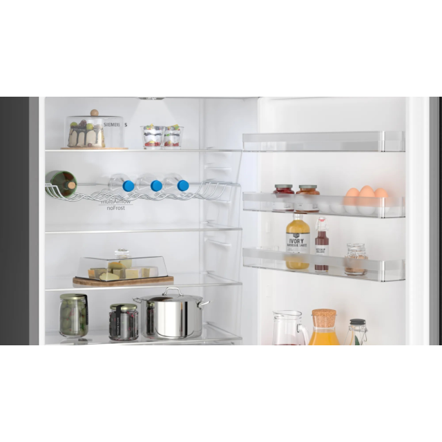 Siemens KG49NXXDF 70cm 60/40 Frost Free Fridge Freezer - Black Stainless Steel