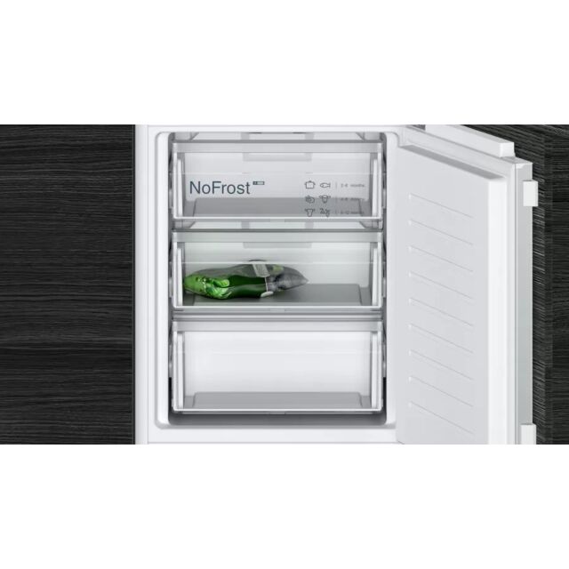 Siemens KI86NVFE0G 54.1cm 60/40 Built In Frost Free Fridge Freezer