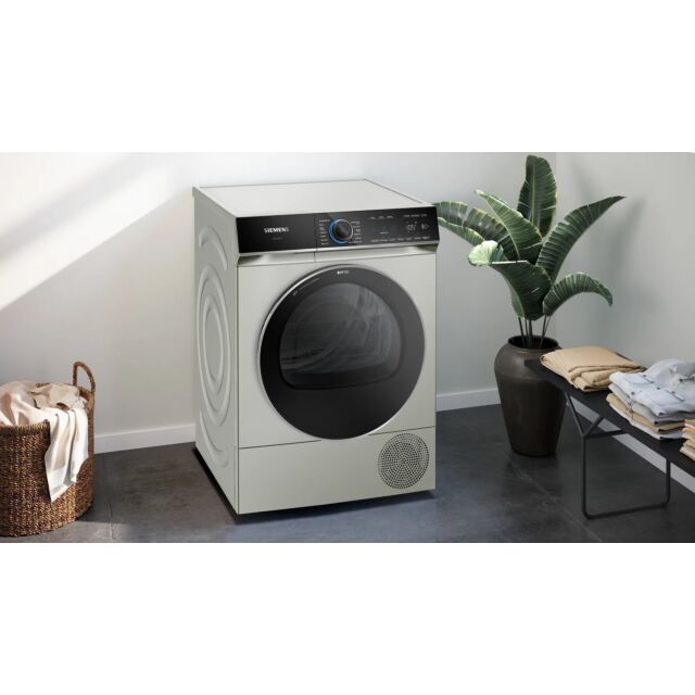 Siemens WQ46B2CXGB Heat Pump Tumble Dryer - Silver Inox