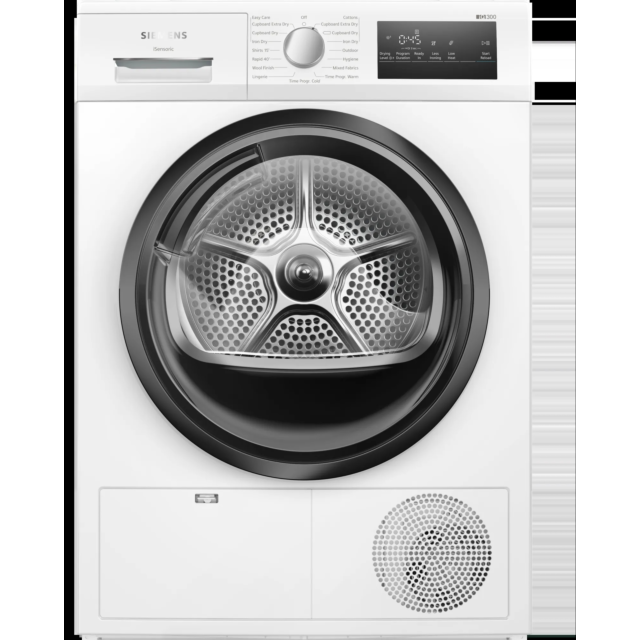 Siemens WT45N203GB Consenser Tumble dryer - White