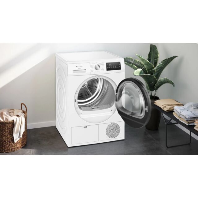 Siemens WT45N203GB Consenser Tumble dryer - White