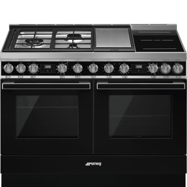 Smeg CPF120IGMPBL Dual Fuel Range Cooker