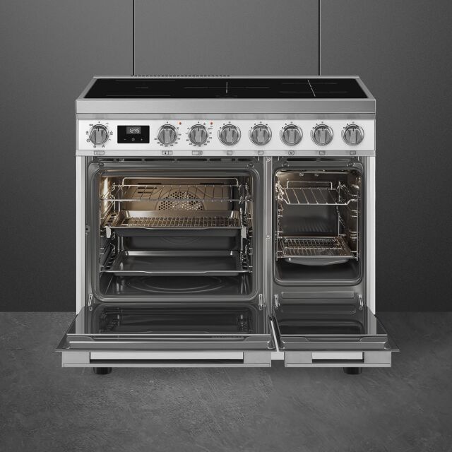 Smeg CPF92IMWH 90cm Portofino Electric Range Cooker White