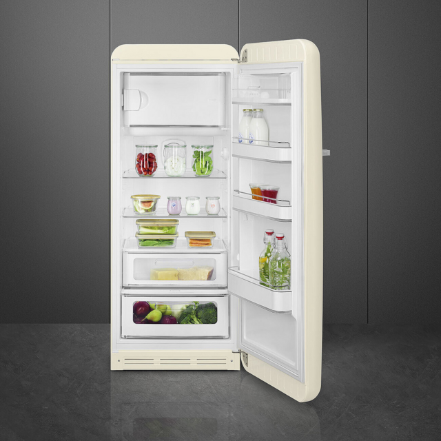 Smeg FAB28RCR6UK 60.1cm Cream Fridge Freezer
