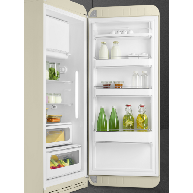 Smeg FAB28RCR6UK 60.1cm Cream Fridge Freezer