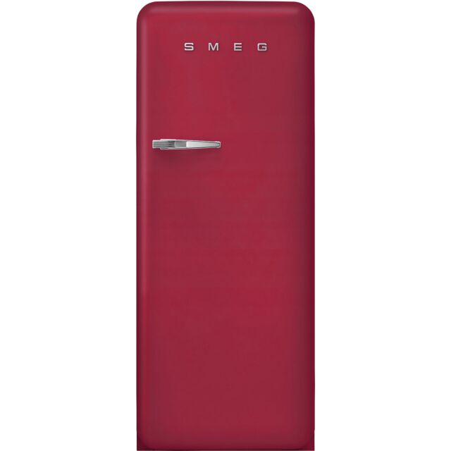 Smeg FAB28RDRB5 Right Hand Hinge Fridge with Icebox Ruby Red